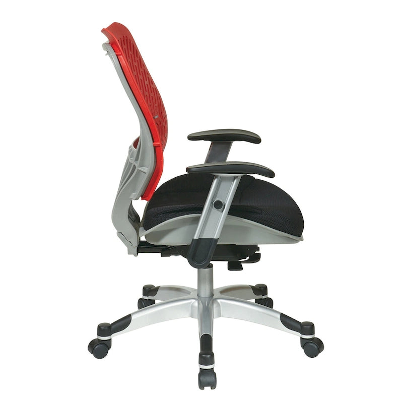 Self-Adjusting Ergonomic Office Chair with Flexible Back