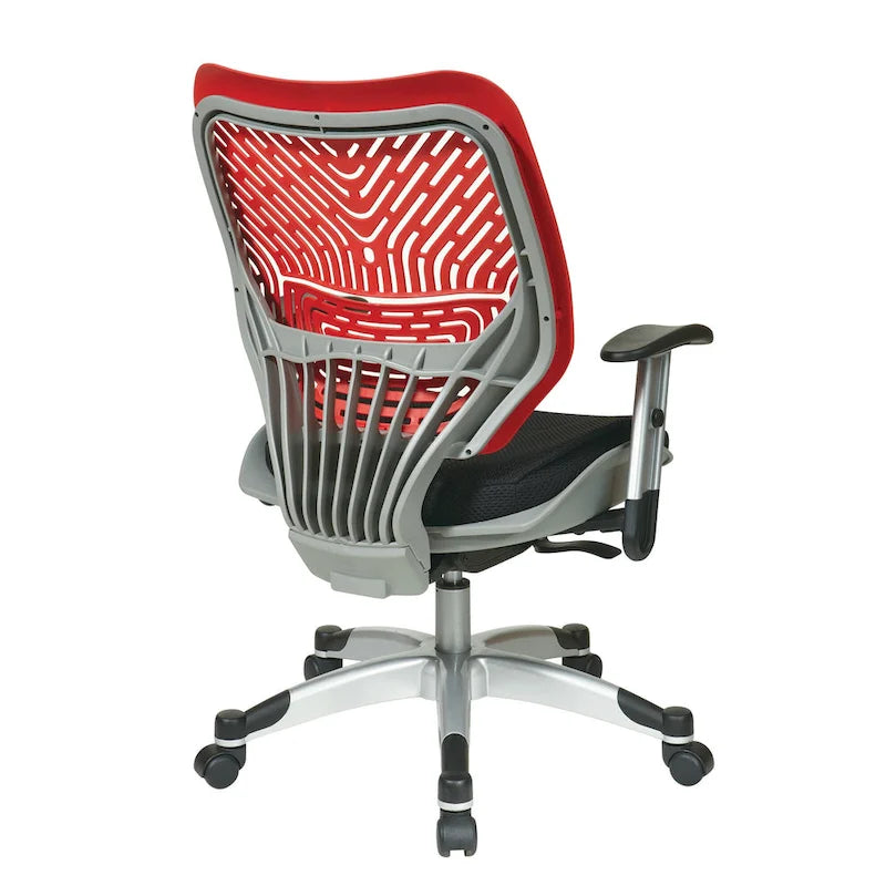 Self-Adjusting Ergonomic Office Chair with Flexible Back