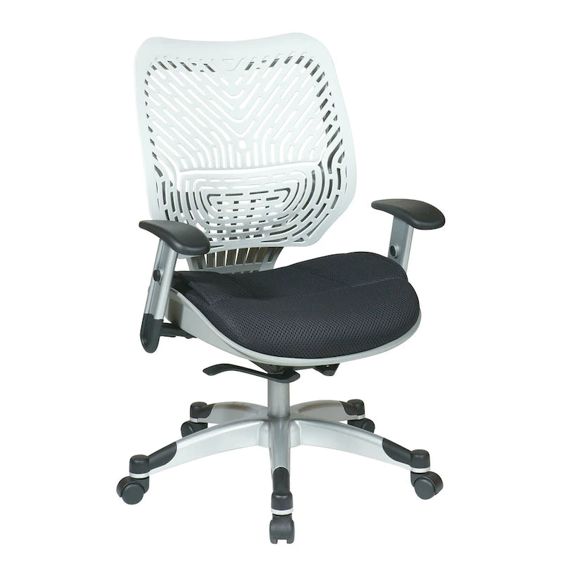 Self-Adjusting Ergonomic Office Chair with Flexible Back