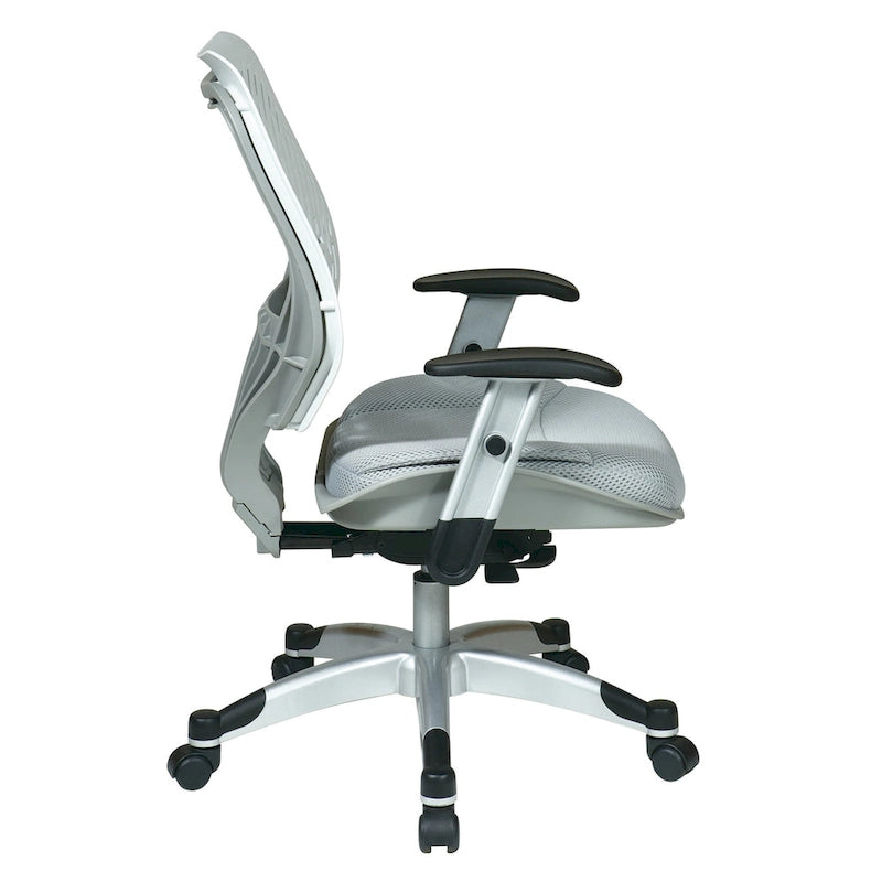 Self-Adjusting Ergonomic Office Chair with Flexible Back