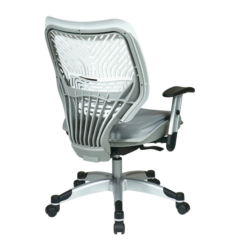 Self-Adjusting Ergonomic Office Chair with Flexible Back