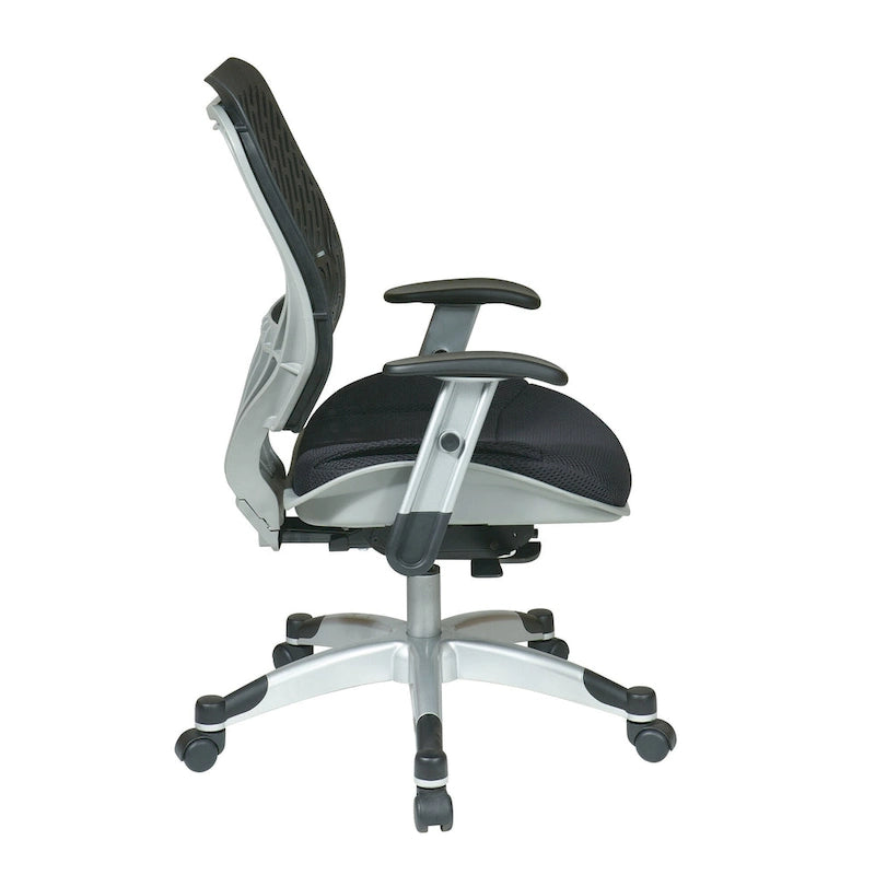 Self-Adjusting Ergonomic Office Chair with Flexible Back