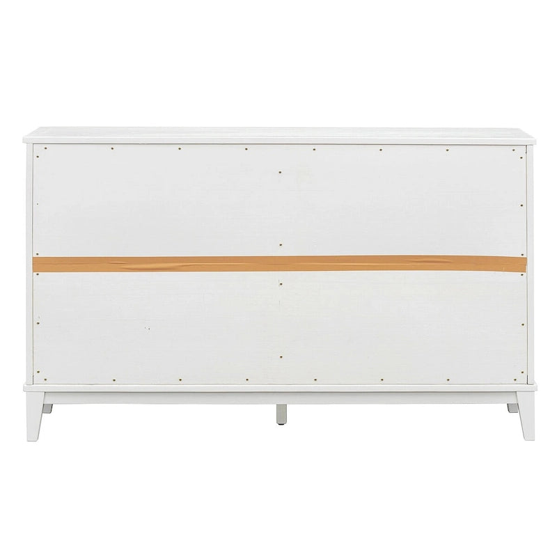 Sideboard with 4 Door Large Storage Buffet with Adjustable Shelves