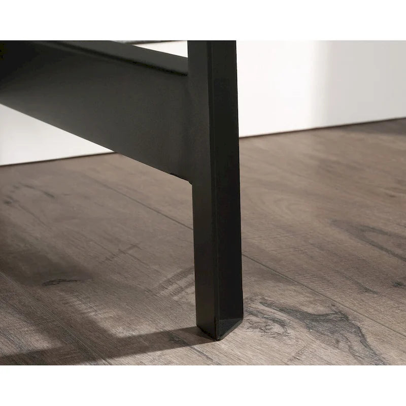 Computer Desk with Storage Drawers – Barrel Oak Finish
